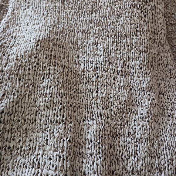 Sweater Vest Loose Knit Casual Chic Tan - Picture 9 of 9